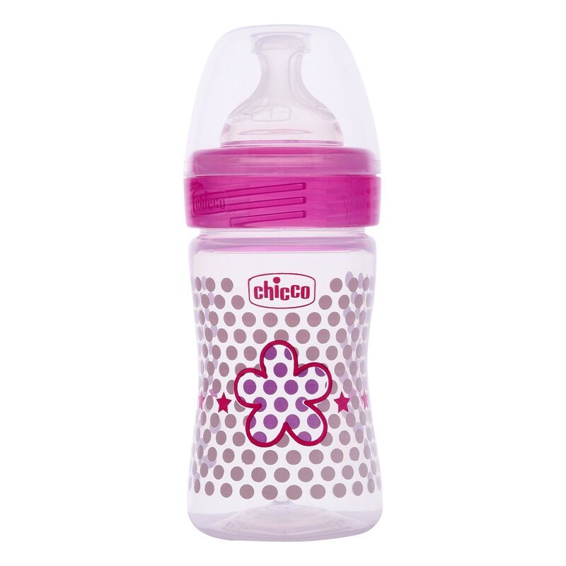 Well-Being Feeding Bottle (150ml, Slow) (Pink)