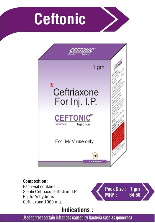 Ceftonic  1Gm Inj