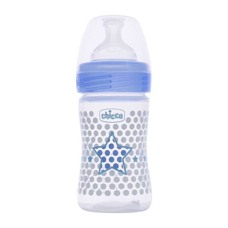 Well-Being Feeding Bottle (150ml, Slow) (Blue)