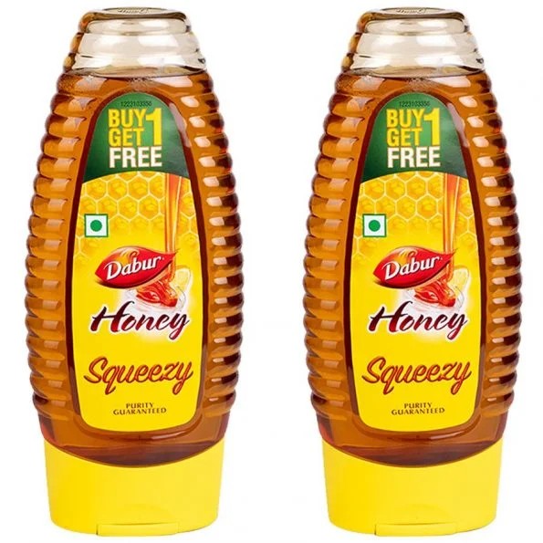 Dabur Honey Squeezy - 400g (Buy 1 Get 1 Free)