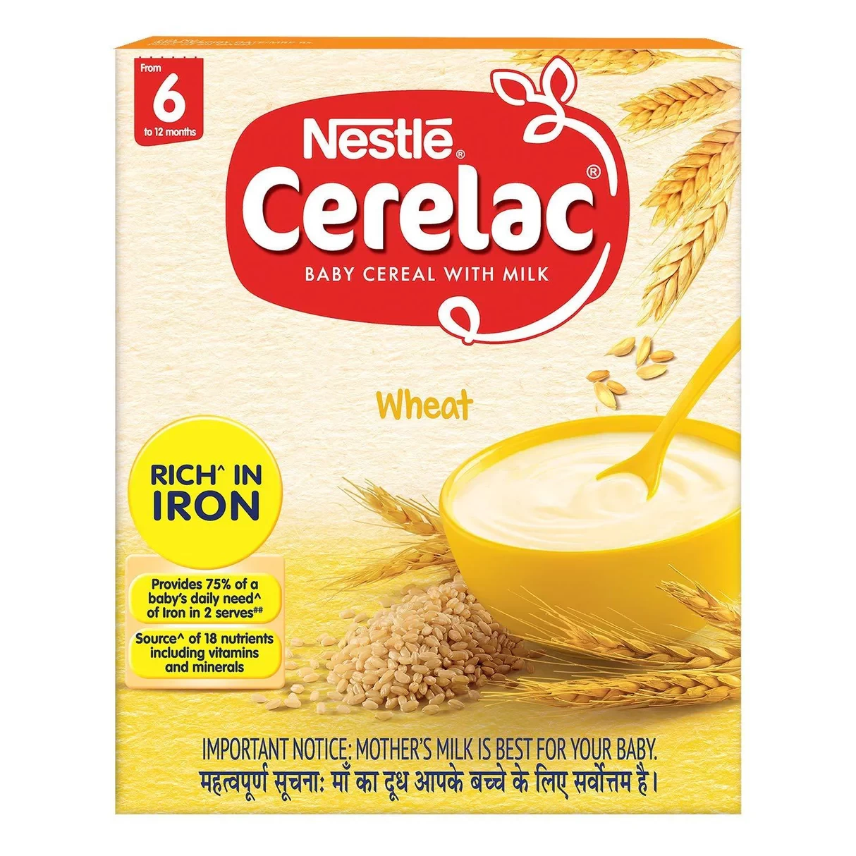 Cerelac Baby Cereal - Wheat - From 6 to 24 Months 300 g