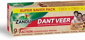 Zandu Dantveer, India's 1st toothpaste with Irimedadi oil, Fights 9 dental problems Toothpaste  (400 g)