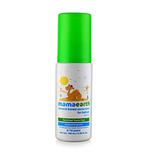 Mamaearth Mineral Based Sunscreen SPF 20+ for Babies | Toxin Free & Hypoallergenic