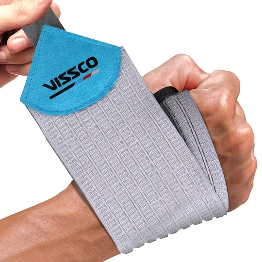 Wrist Brace (Mild Support) | Provides Compression & Support to the Wrist for Sports & Workout (Grey)