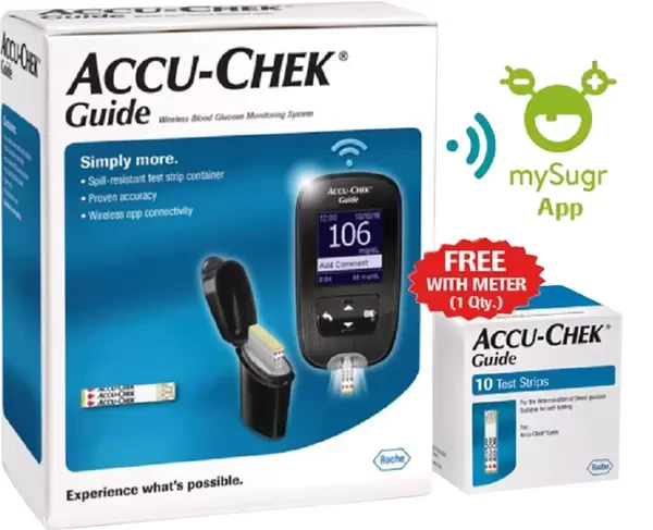 Accu-Chek Guide Meter With 10 Test Strips