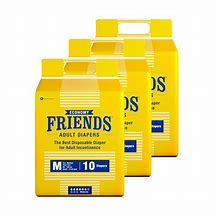 Friends Economy Adult Diapers Tape Style - 10 Count (Xl