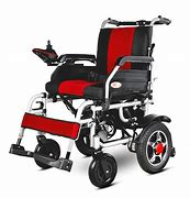 Vissco Zip Lite Electric Wheelchair with Compact wheel, Foldable, Branded EXIDE Battery (single) with 6 Months Warranty, 10-12Km Per Charge, Durable, Long Lasting, comfortable thick cushion, Weight Be