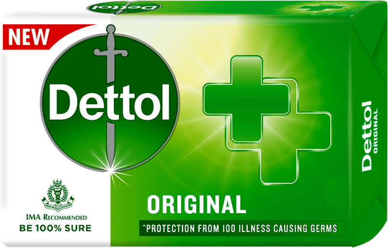 Dettol Original Bathing Soap Bar 125gm Each (Buy 4 Get 1 Free)