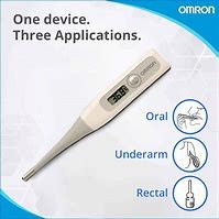 OMRON MC-343F Digital Thermometer  (Grey, White)