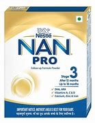 Nestlé NAN PRO 3, Pikkulasten maitojuoma, 800g, alkaen 12 kk