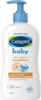 Cetaphil Baby Wash & Shampoo with Organic Calendula & Aloe Vera