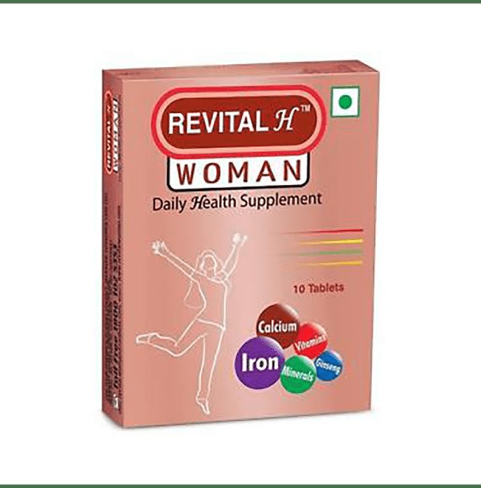 Revital H Woman Tablet with Multivitamins, Calcium, Zinc & Natural Ginseng